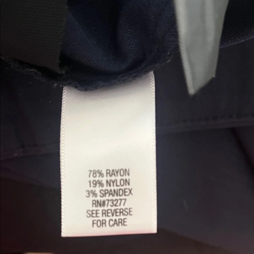 Dana Buchman Women's Navy Pants - Picture 5 of 5